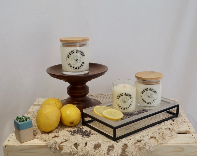 Organic Soy Wax Candles | Natural Fragrance | Clean | Nontoxic