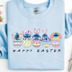 Disney Stitch Happy Easter Shirt, Disney Stitch Happy Easter Shirt, Stitch Bunny Shirt, Disney Easter Shirt, Disney Happy Easter Shirt