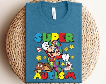 Super Autism Dad Shirt, Puzzle Design