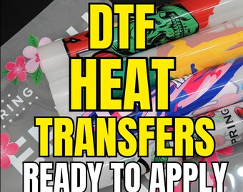 Custom DTF Transfers, Full Color Heat Transfer, Gang Sheet
