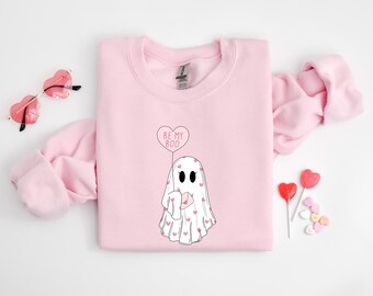 Be My Boo Ghost Valentine's Day Sweatshirt