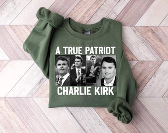 A True Patriot Charlie Kirk Shirt, MAGA Shirt