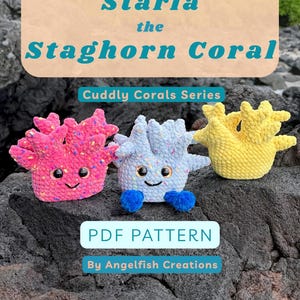 Starla the Staghorn Coral Crochet Pattern: Cuddly Corals Series (PDF ...