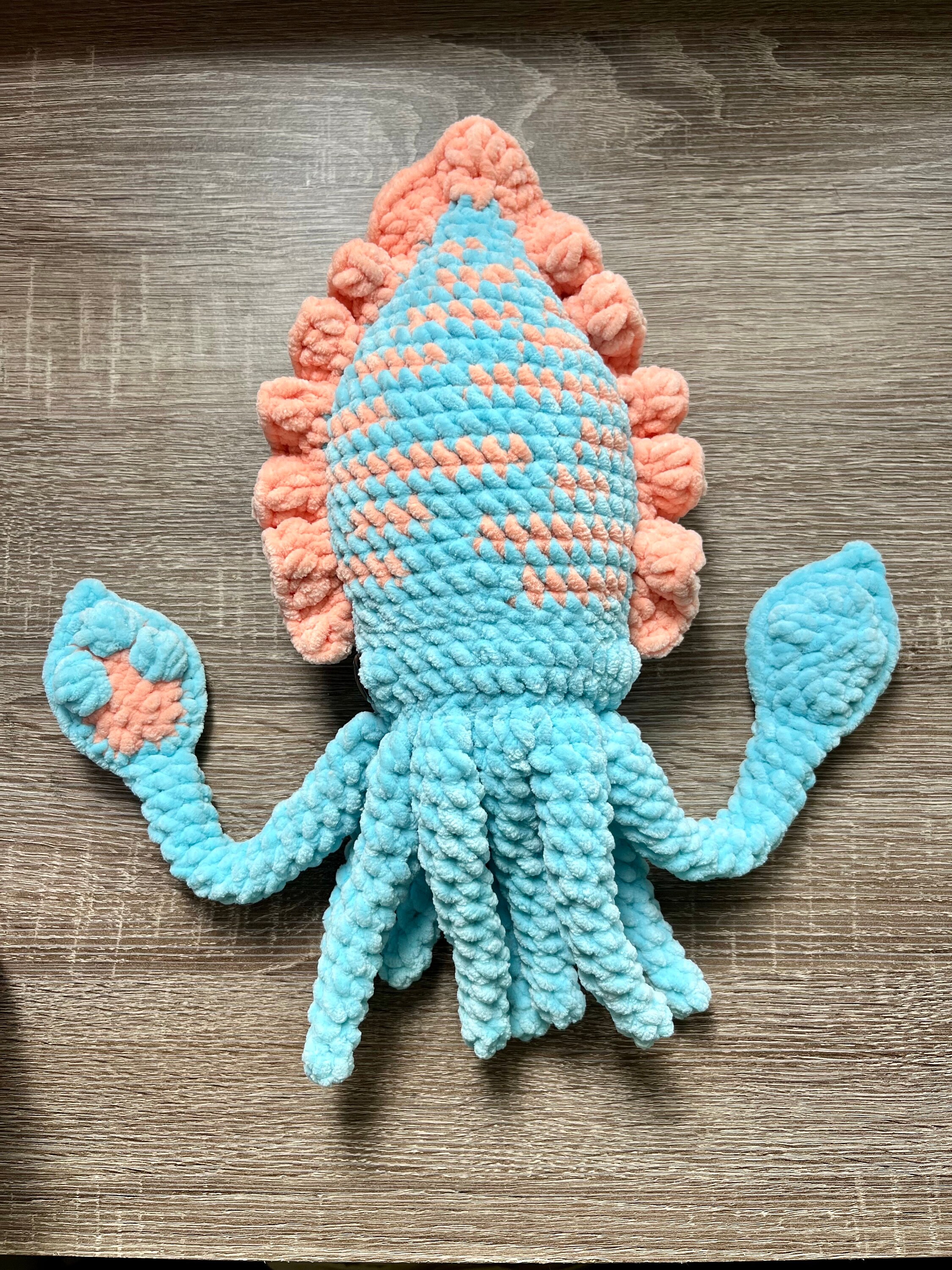 Nova the Cuttlefish Crochet Pattern: No-sew Amigurumi Plushie (PDF ...