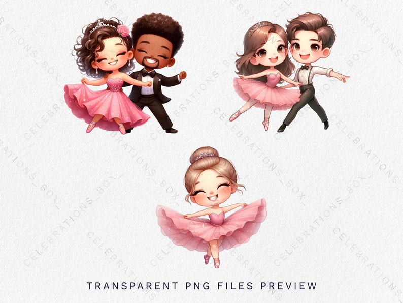 Watercolor Pink Ballerina Clipart Swan Lake Clipart Cute Ballet Girl ...