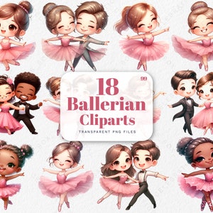 Aquarell rosa Ballerina Clipart Schwanensee Clipart niedlichen Ballett Mädchen Tänzer PNG Grafiken für Junk Journal Scrapbooking Sublimation