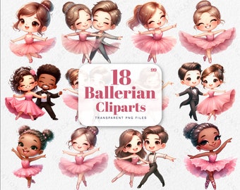 Aquarel roze ballerina clipart Zwanenmeer clipart schattig ballet meisje dansers PNG-afbeeldingen voor ongewenste dagboek stickers scrapbooking sublimatie