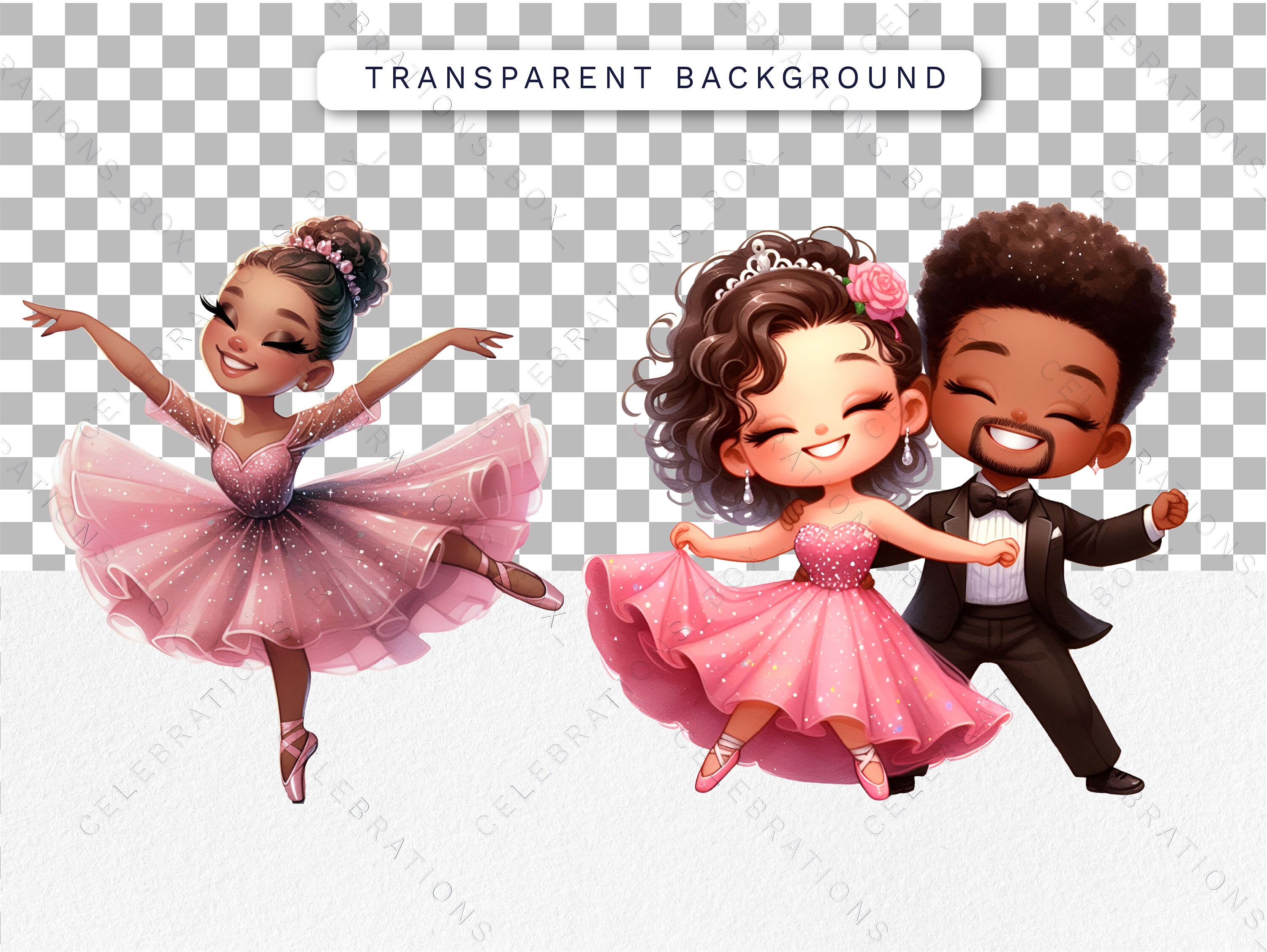 Watercolor Pink Ballerina Clipart Swan Lake Clipart Cute Ballet Girl ...
