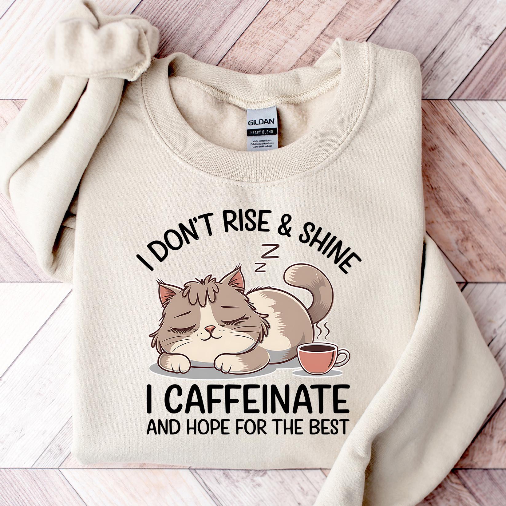 Sleepy Cat Sweatshirt - Etsy