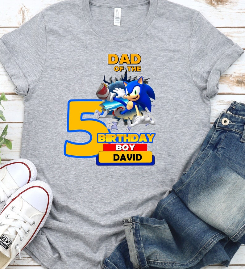 SAVITA T-Shirt This Is The Birthday Boy, T-Shirt En Coton Blanc Thème