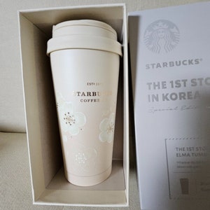 NWT Korea Starbucks 2023 The 1st Store In Korea Special Limited Edition ELMA TUMBLER 473ML