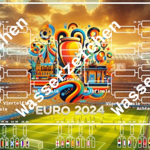 EM 2024 Spielplan Digitaler Download , Euro 2024 Spielplan , Europa Meisterschaft 2024 Spielplan , EM 2024 Poster , Euro 2024 Fußball Spiele image 1