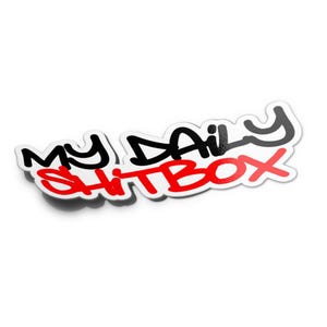 Meine tägliche Shitbox Sticker