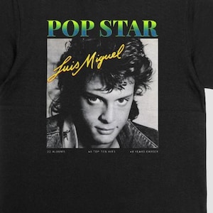 LUIS MIGUEL tshirt template PNG