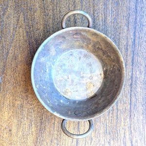 Vintage Hammered Copper Trinket Dish