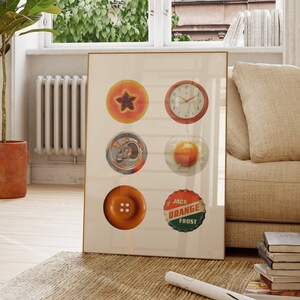 Retro poster, trendy wall art, vintage print, 70s wall art, bar cart art, Instant Download, Aesthetic Wall decor