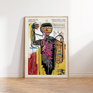 Basquiat, Jean Michel Basquiat, Basquiat-afdruk afbeelding 5