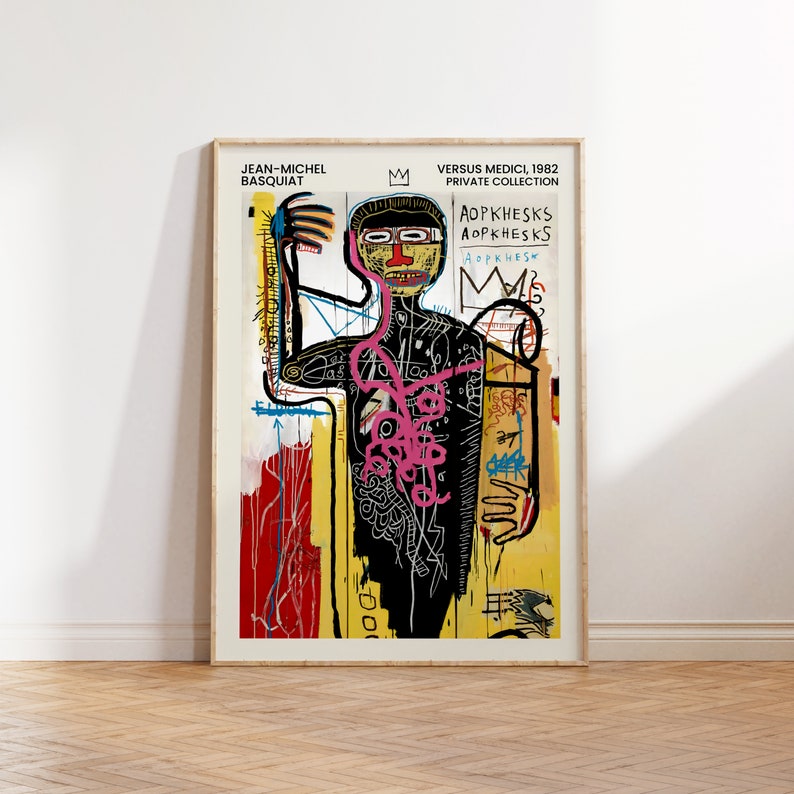 Basquiat, Jean Michel Basquiat, Basquiat-afdruk afbeelding 5