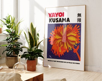 Yayoi Kusama, Yayoi Kusama poster, Yayoi Kusama print, Kusama, Japenese Wall art