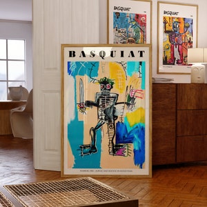 Basquiat, Jean Michel Basquiat, Basquiat print, Instant download, Dorm decor, Dorm room art, Pop art, abstract art