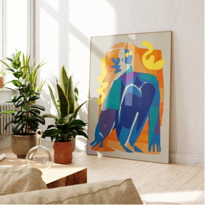 Matisse, Matisse-Plakat, Blumenmarktdruck, Matisse-Druck, Henri Matisse