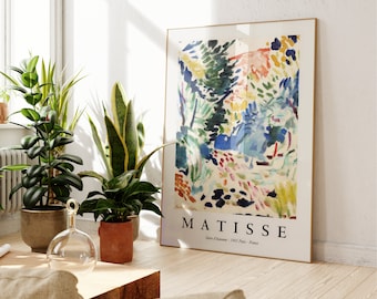 Matisse, Matisse poster, Bloemenmarkt print, Matisse print, Henri Matisse