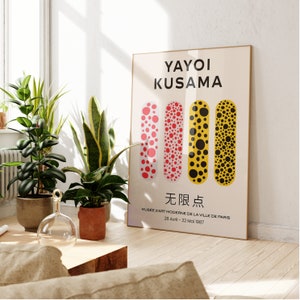 Yayoi Kusama, Yayoi Kusama poster, Yayoi Kusama print, Kusama, Japanese Wall art