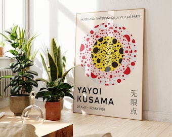 Yayoi Kusama, Yayoi Kusama poster, Yayoi Kusama print, Kusama, Japenese Wall art