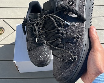 Custom Glitter Nike Air Force one (1OAK space stepas