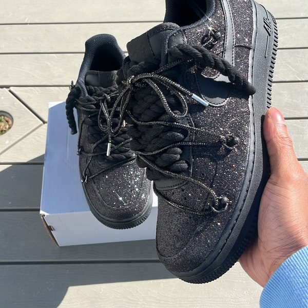 Paillettes personnalisées Nike Air Force one (stepas de l'espace 1 CHÊNE