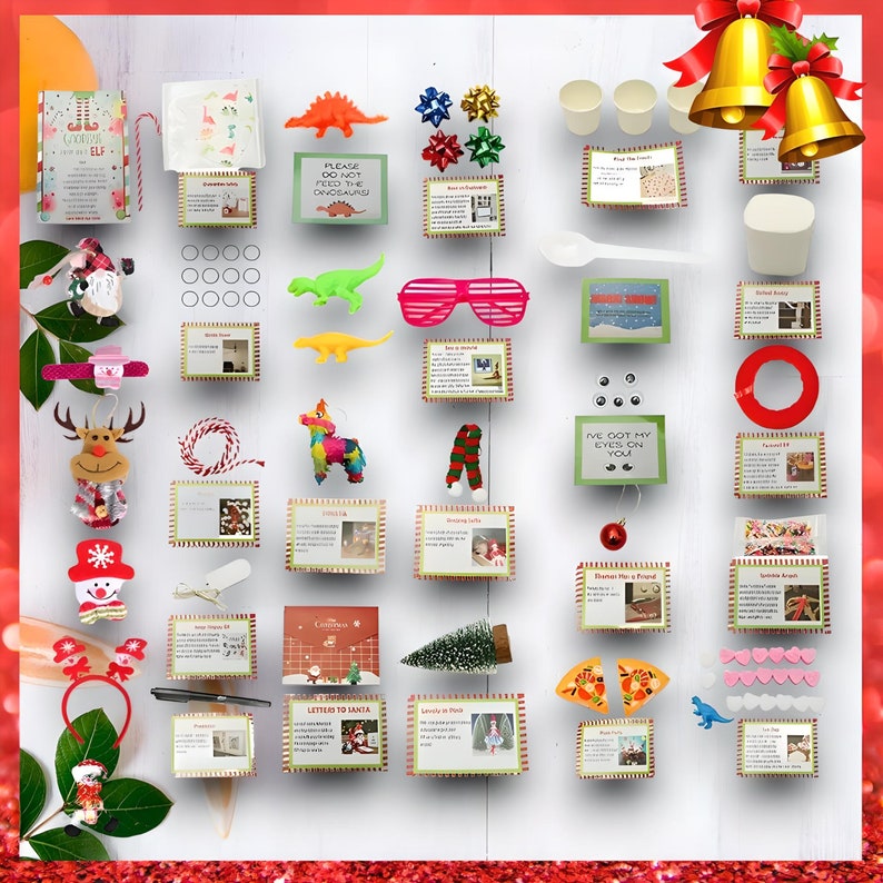 24 Day Elf Kit 2023 Elf Activities Kit Christmas Elf Props - Etsy Canada
