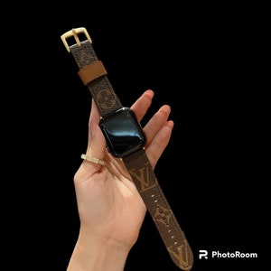 etsy louis vuitton apple watch band