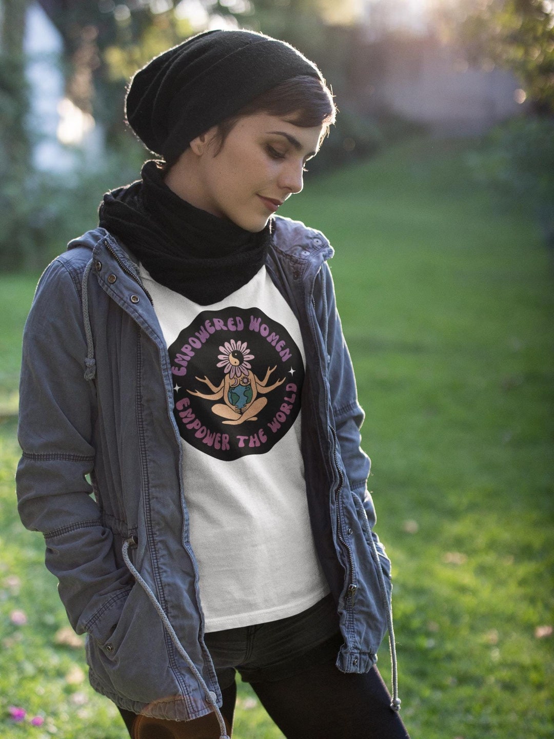 Empowered Women Empower the World Inspiring Graphic T-shirt