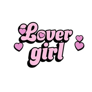 Lover Girl PNG, y2k font, trendy y2k fashion, cute digital download, comfort colors shirt