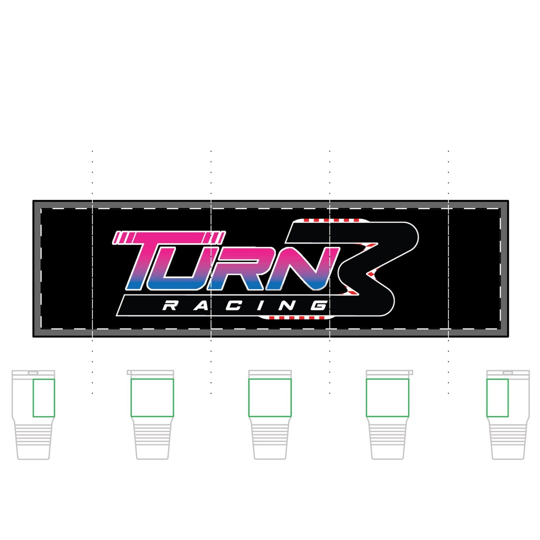 Turn 3 Racing 20oz Tumbler - Etsy