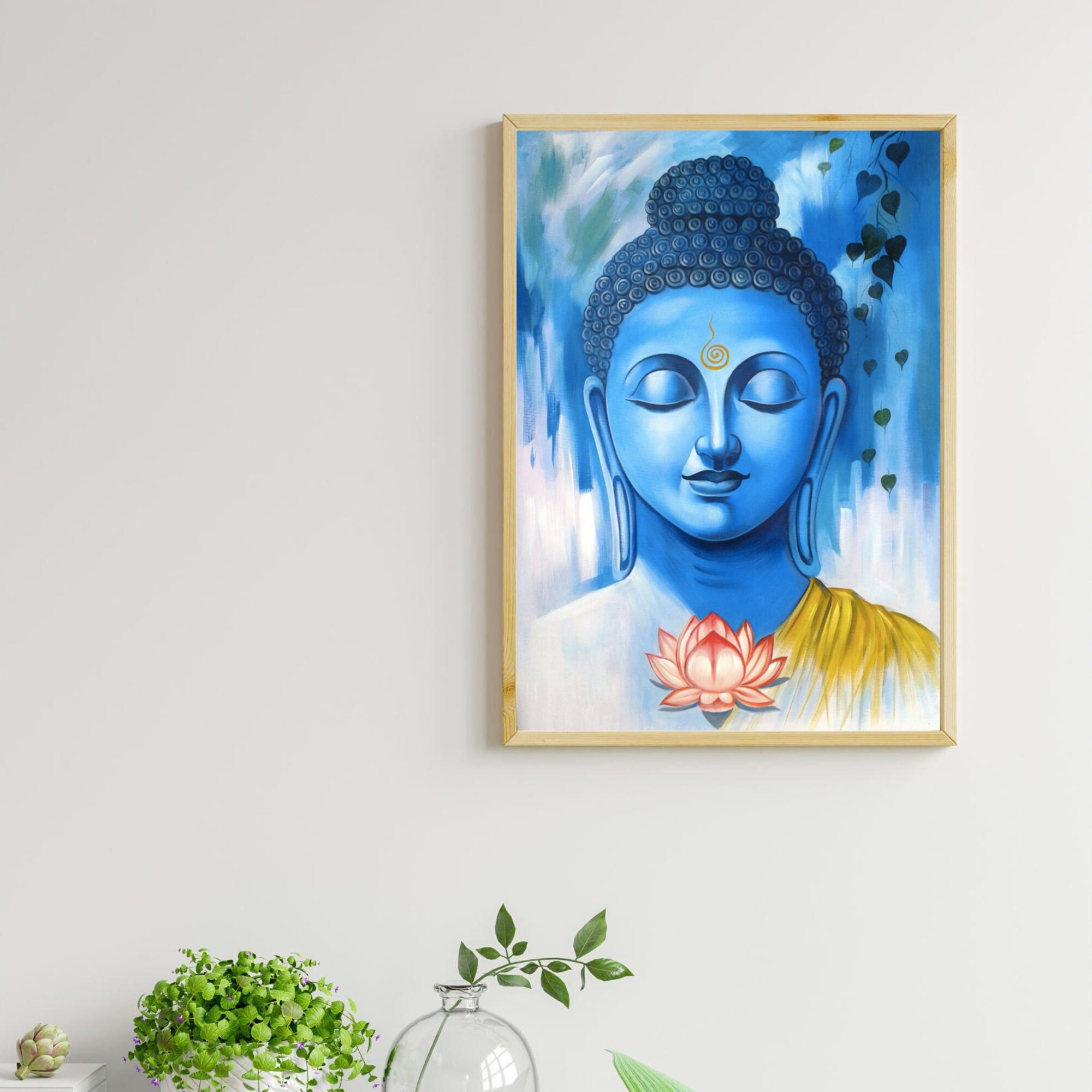 Lord Buddha Printable Wall Art, Zen Wall Decor, Spiritual Home & Office