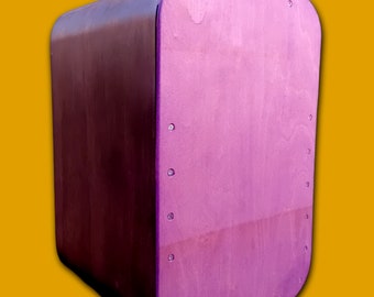 Purple Heart Flamenco Cajon