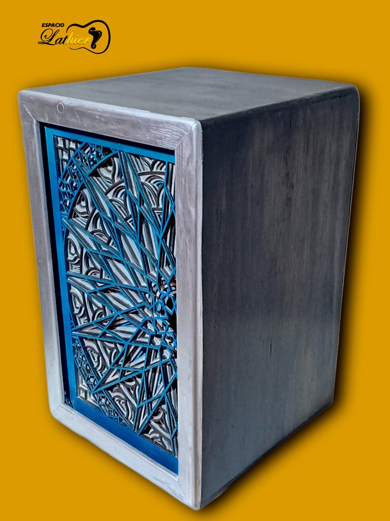 Flamenco Cajon with galactico lights image 6