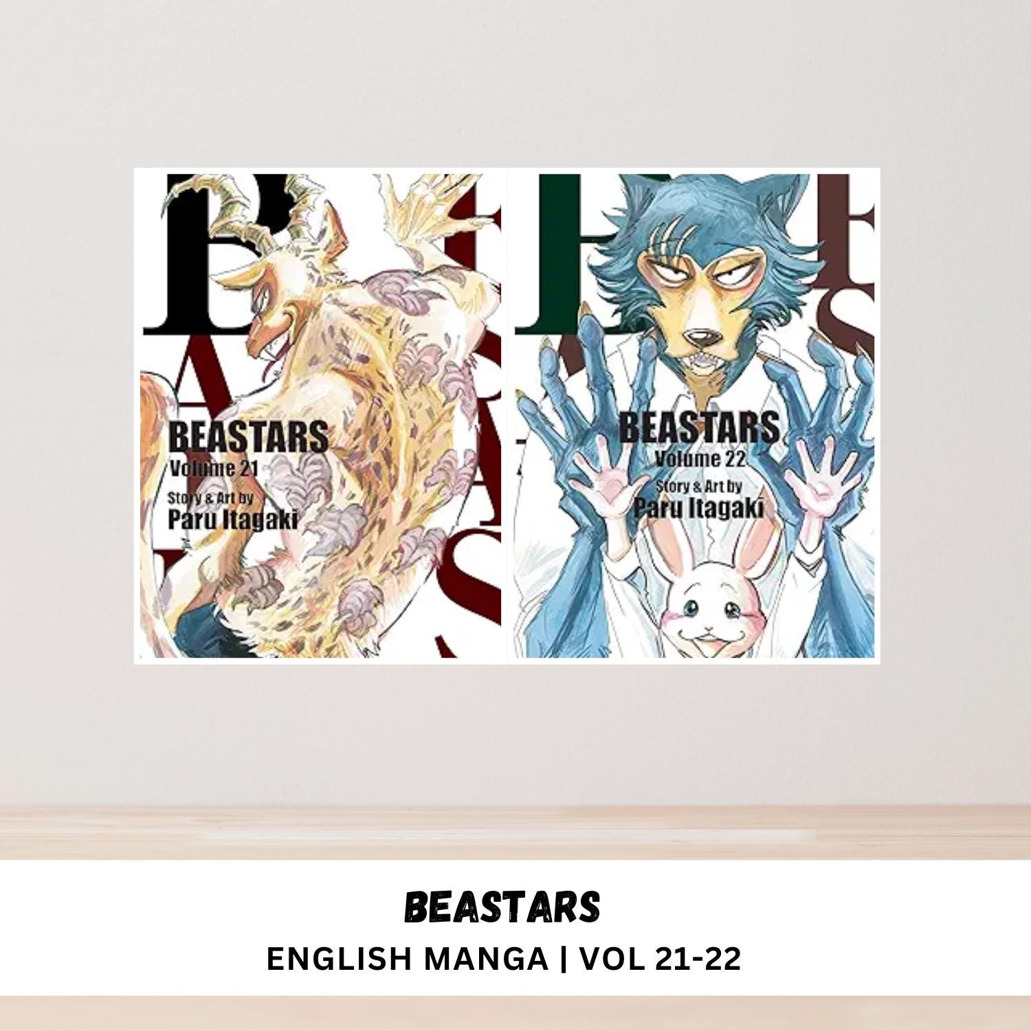 BEASTARS Vol 1-22 (end) English Manga Set Full/loose Book Series