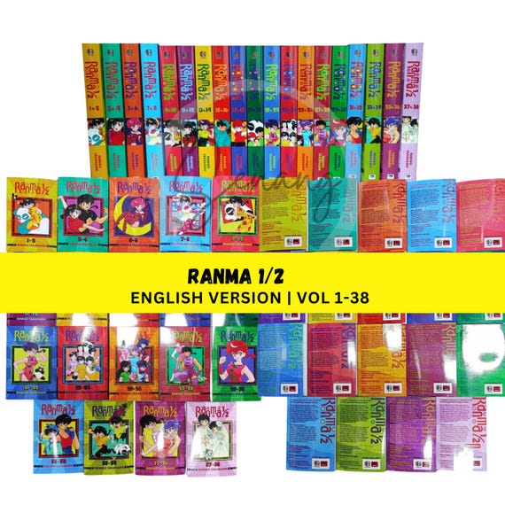 Ranma 1/2 Volume 1-38 (2 in 1) Full or Partial Set New Ranma 1/2 Volume 1-38 (2 in 1) Full or Partial Set New