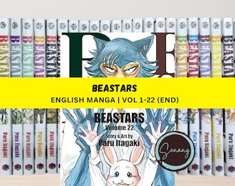 BEASTARS Vol 1-22 (end) English Manga Set Full/Loose Book Series New Physical Comic DHL Express