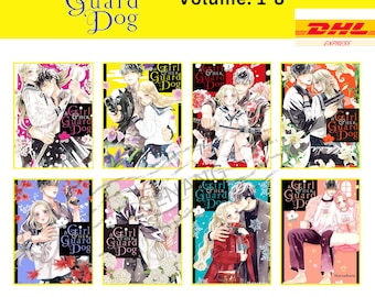 Ein Mädchen & ihr Wachhund Manga von Hatsuharu Vol.1-8 Englisch Physisch Comic Full Set EXPRESS Schiff mit Tracking
