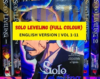 Solo Leveling (FULL COLOUR) Volume 1-11 Full Set or Partial by Chugong English Version Webtoon Manga Manwha new Physical Comic | DHL Express