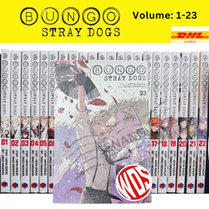 Bungo Stray Dogs Manga Set Volume 1-23 English Version New Physical Comic Book Express Shipping with tracking