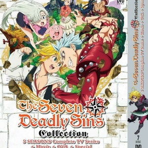 The Seven Deadly Sins Season 1-5 Vol.1-100 End + 2 Movies +2 OVA + Special English Dubbed & Subtitle DVD All Region FAST delivery