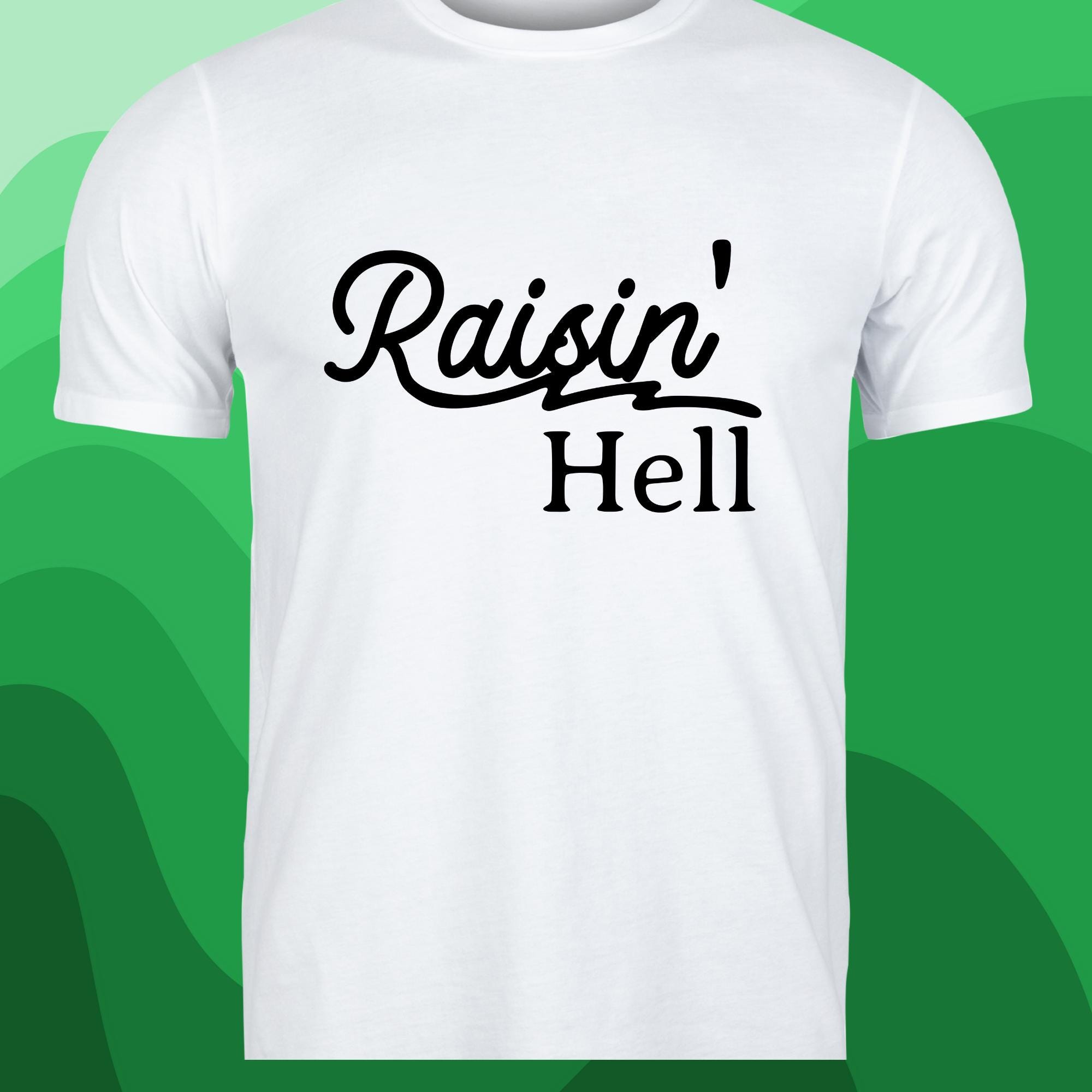 Dancing Raisin Svg Raisin' Hell SVG | Funny Southern Saying Retro Cowboy Vintage File ...