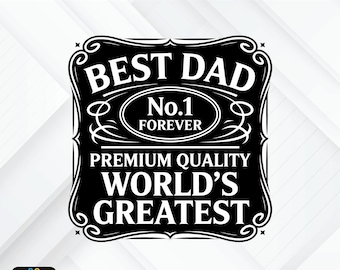 Best Dad Ever PNG Sublimation Design | Father’s Day Shirt Graphic | Funny Dad Clipart for Cricut & Silhouette | Instant Download