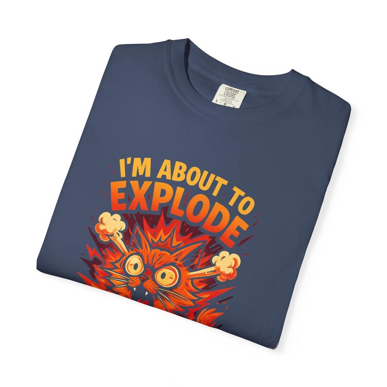Im About to Explode Funny Cat Meme Tshirt, 90s Retro Vintage Graphic ...