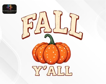 Calabaza de otoño PNG / Clipart de diseño rústico otoñal (Descarga digital)