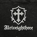 Alriveighthree store logo